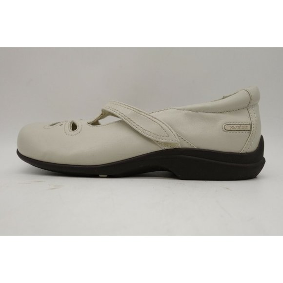 PW Minor Tia Beige Leather Adjustable Slip On Driving Loafers Shoes Womens 6.5 M - Picture 4 of 11